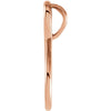 14k Rose Gold Freeform Pendant