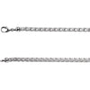 4.5 mm Solid Wheat Chain in Sterling Silver ( 20-Inch )