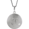 18 Inch 0.005 ct. Diamond Necklace in Sterling Silver