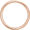 14K White & Rose Gold 7mm Bonded Band Size 10