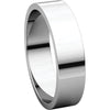 Sterling Silver 5mm Flat Band, Size 10