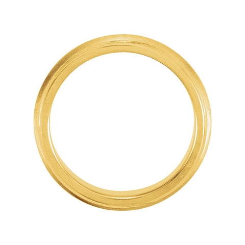 14k Yellow Gold 5mm Design Band Size 12