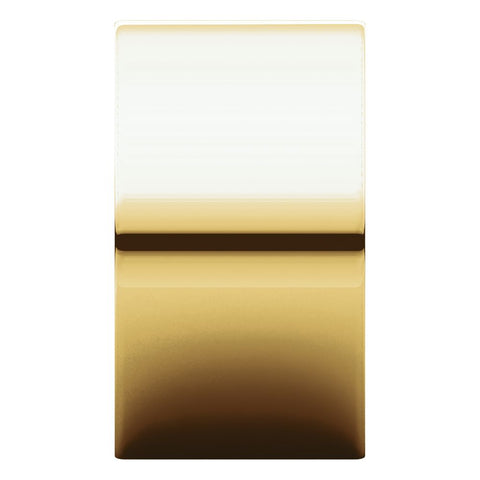 14k Yellow Gold 12mm Flat Comfort Fit Band, Size 10