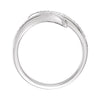 Platinum 1/6 CTW Diamond Ring, Size 7