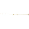 14k Yellow Gold Butterfly Design 7" Bracelet