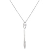 14k White Gold 1/4 CTW Diamond 18" Necklace