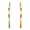 14k Yellow Gold 20mm Endless Hoop Earrings