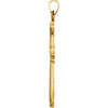 14k Yellow Gold 40.7x22.7mm Cross Pendant