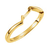 Wedding Band for Matching Engagement Ring in 14k Yellow Gold ( Size 6 )