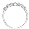 14k White Gold 1/5 CTW Diamond Ring, Size 7