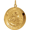 25.00 mm St. Anthony Medal in 14K Yellow Gold