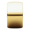 10k Yellow Gold 12mm Half Round Band, Size 5