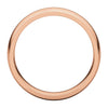 14k Rose Gold 5mm Light Comfort Fit Band, Size 11