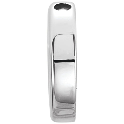 Sterling Silver 10mm Circle Chain Slide