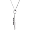 Sterling Silver Water Baptism 14" Necklace