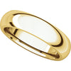 14k Yellow Gold 5mm Comfort Fit Band, Size 5