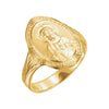 Sacred Heart of Jesus Ring in 14k Yellow Gold ( Size 6 )