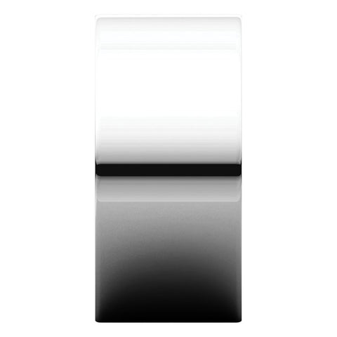 Sterling Silver 10mm Flat Band, Size 7