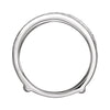 14k White Gold 1/3 CTW Diamond Ring Guard, Size 7