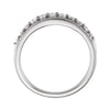 14k White Gold Anniversary Band, Size 7