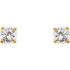 14k Yellow Gold 1/5 CTW Diamond Youth Earrings