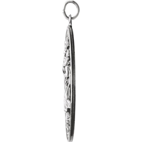 Sterling Silver 28.5mm St. Christopher Medal