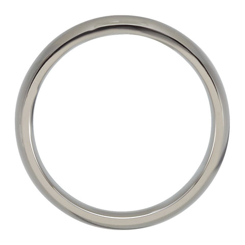Titanium 6mm Domed Polished Band Size 10