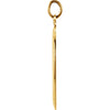 14k Yellow Gold 23x16mm St. Joseph Oval Medal