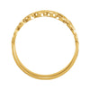 14k Yellow Gold 10mm Gents Heart Design Duo Band, Size 11