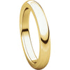 14k Yellow Gold 3mm Heavy Comfort Fit Band, Size 12.5