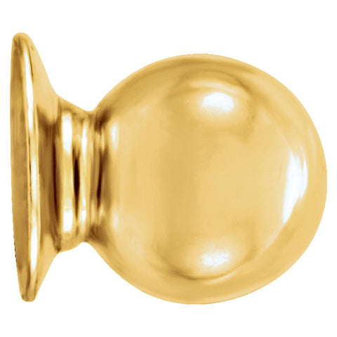 14k Yellow Gold Threaded Earring Back