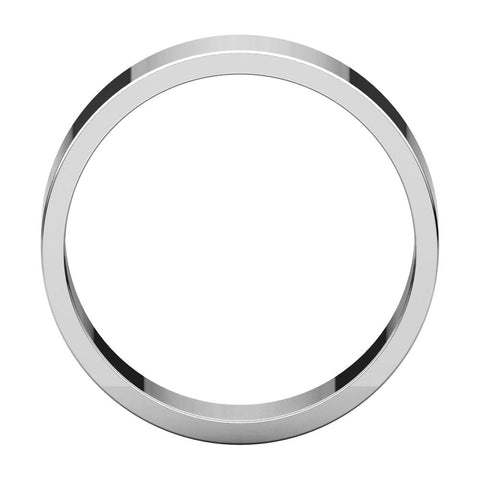 Sterling Silver 6mm Flat Band, Size 8