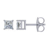 14k White Gold 1 ctw. Diamond Earrings
