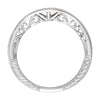 Platinum 1/6 CTW Diamond Band Size 6