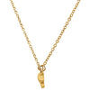 14k Yellow Gold .08 CTW Diamond Bar 17.5" Necklace