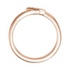 14k Rose Gold .05 CTW Diamond Ring, Size 7