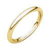 02.00 mm Comfort-Fit Wedding Band Ring in 18K Yellow Gold ( Size 5 )