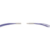 Stainless Steel/Purple-Coated 7-Strand Cable 16" Chain with 14K White Clasp