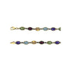 14K Yellow Gold Multi-Gemstone 7-Inch Bracelet