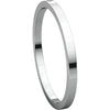 Platinum 1.5mm Flat Band, Size 7
