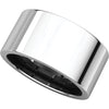 Sterling Silver 10mm Flat Band, Size 7