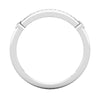 Continuum Silver 1/8 CTW Diamond Semi-set Engagement Ring, Size 7