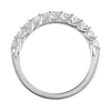 14k White Gold 5/8 CTW Diamond Band, Size 6