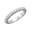 1/2 CTW Diamond Wedding Band for Matching Engagement Ring in Platinum (Size 6 )