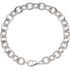 7.75 mm Link Chain Bracelet in Sterling Silver ( 7.50-Inch )