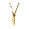 14k Yellow Gold Convex 18" Necklace