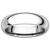 Sterling Silver 5mm Comfort Fit Band, Size 4