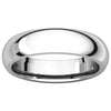 Sterling Silver 5mm Comfort Fit Band, Size 5.5
