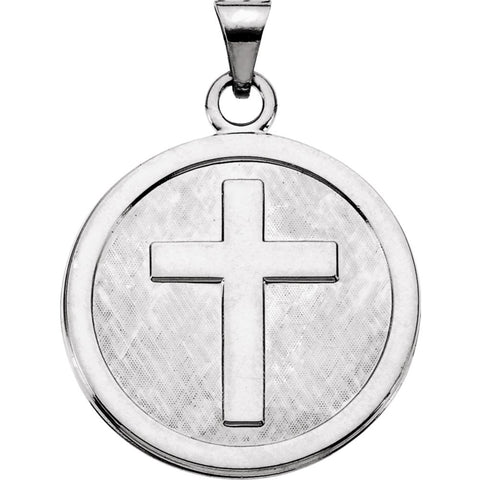 Sterling Silver 23mm Cross Pendant