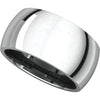 Sterling Silver 10mm Comfort Fit Band, Size 10